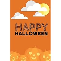 Happy Halloween: Composition Halloween Notebook, 100 Lined Pages (Halloween Books for Kids)