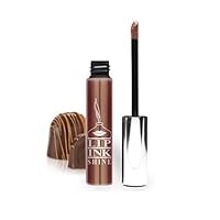 LIP INK Vegan Flavored Lip Shine Moisturizer - Cream Truffle Chocolate Caramel | 100% Natural, Organic, Vegan, & Kosher Makeup for Women by Lip Ink International