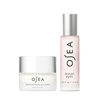 OSEA Eye Care Duo - Ocean Eyes Age-Defying Eye Serum Roller Ball & Advanced Repair Eye Cream
