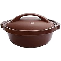 Ceramic Casserole Earthen Pot Casserole Dishes with Lids Casserole Dish - Matt-Coated Non-Stick Pan Durable Upgrade Nutrition - Capacity 2.5L 3.5L