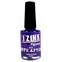 Aladine - Izink Pigment Seth Apter - All Support – Highly Opaque Ink - Easy Application - DIY and Creative Leisure - Made in France – 11,5 ml - Purple Haze
