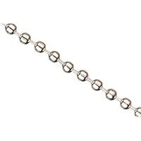 Ball Chain, Silver Plated 2mm Ball Sold Per 5 Ft