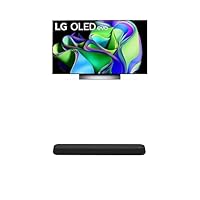 LG C3 Series 48-Inch Class OLED evo Smart TV OLED48C3PUA, 2023 - AI-Powered 4K, Alexa Built-in Eclair SE6S 3.0 ch All-in-One Design Sound Bar with Dolby Atmos