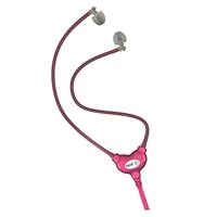 Anti-Radiation FLEXIBLE SILICONE AIR TUBE Wired Headset reducing your radiation exposure by up to 98% - PINK