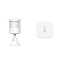 Motion Sensor P1 Plus Aqara Temperature and Humidity Sensor, Requires AQARA HUB, Zigbee Connection, for Remote Monitoring, Alarm System and Smart Home Automation