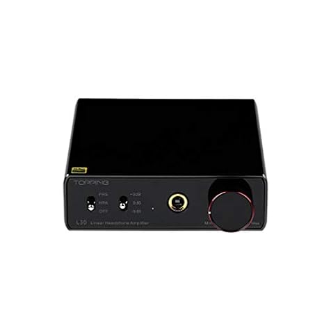 Topping L30 HiFi Amp NFCA Hi-Res Headphone Amplifier 3500mW x 2 Home Audio Stereo Amplifier Desktop Preamplifier (Black)