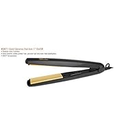 Gold Ceramic 1 Inch Flat Iron 5871 by Hot and Hotter