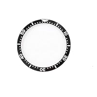 1 PCS 38MM Flat Luminous Ceramic Watch Bezel Replacement Repair Accessories for SKX007 SKX009 SKX011 Series Watch Accessories