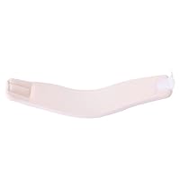 Cervical Collar Neck Support Brace Soft Foam White Adjustable for Neck Pain Relief (M, 49x9cm), Cervical Collar