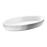 Royal Stacking Oval Au Gratin Dish, 12.6 inches (32 cm), White No.240
