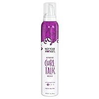 Ɲᗝ𝜏 Ⴤᗝυᖇ Ⲙ𝖮𝜏Ꮒ∈ᖇ'⟆ Curl Talk Curl Activating Hair Mousse for Lightweight Hold, 7 oz (pack of 1)