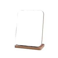High Definition Single Sided Makeup Mirrors Desktop Makeup Mirrors Student Dormitory Desktop Beauty Mirrors Large Square (Color : E, Size : 22 * 17cm)