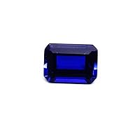 Sapphire Mohs Hardness 9 Rectangle Faceted Gemstone Grade AAA Cutting Emerald Cut Royal Blue Sapphire Gem SP028