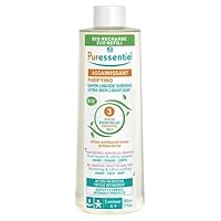 Puressentiel Purifying Extra-Rich Liquid Soap with 3 Essential Oils Eco Refill 500ml Nourishes and soothes dry sensitive and reactive skins of hands, face, body. Over 1 year old.