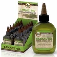 Difeel Premium Natural Hair Oil - Tamanu Oil 2.5 Ounce (2-Pack)