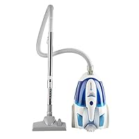 Bagless Canister Vacuum Portable Cyclonic Corded Vacuum Cleaner with Washable HEPA Filter & Automatic 16ft Cord Rewind Included 2.5L Dust Cup for Tiles, Hard Floor and Pet Hair