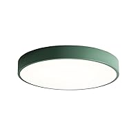 Dimmable Ceiling Light LED Flush Mount Ceiling Lights with Remote Control Stepless Dimming Flush Mount Lighting Fixture Close to Ceiling Light Fixtures Simple for Bedroom, Study, Living Room