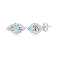Evil Eye Opal Studs - A 5,000 Year Old Tradition Crafted Around Protection