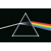 buyartforless Pink Floyd - Dark Side of The Moon, Prism 36x24 Music Album Art Print Poster Classic, Pink
