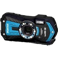 Pentax Optio WG-2 Azure Blue Waterproof Shockproof Coldproof 16 MP Digital Camera