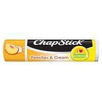 ChapStick Summer Collection Peaches & Cream, 0.15 oz (Pack of 6)