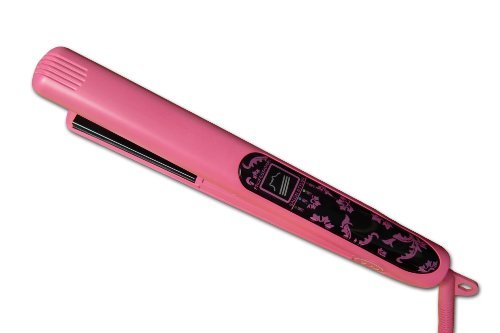 U9 Goddess Pink 1 Inch Ionic Tourmaline Ceramic Hair Straightener Flat Iron Styler