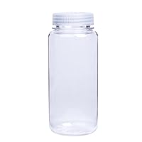 Nalgene Sustain Tritan BPA-Free Wide Mouth Kitchen Storage Bottle Made with Material Derived from 50% Plastic Waste, 16 OZ, White