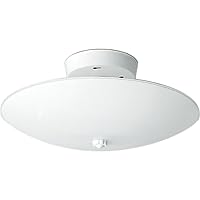 Nuvo SF77/823 Round Close to Ceiling Fixture, White -12 Inches