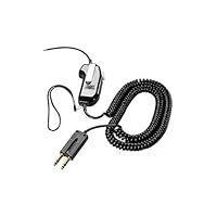 HP/Poly SHS 1890-15 Push to Talk Amplifier for Plantronics Corded Headset - 15' ft Cord Length, for 911 Centers, Emergency Services - TAA Compliant
