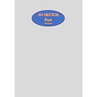 A4 SKETCH PAD: A4 size 8.27 x 11.69 inches white paper Drawing book, Sketchbook, 100 Pages, 90 GSM , Ideal for Drawing, Art and Craft, Colour LIGHT GRAY