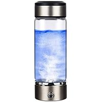 Hydrogen Water Bottle, Portable Hydrogen Water Ionizer Machine, Hydrogen Water Generator, Hydrogen Rich Water Glass Health Cup for Home Travel