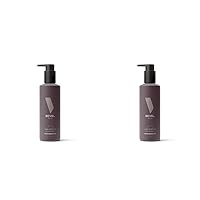 Bevel Leave In Conditioner for Men - Curly Hair Conditioner with Hemp Seed Oil and Biotin, Detangles Moisturizes and Strengthens Hair, 7 Oz (Pack of 2)