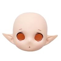 PICCODO NIAUKI M4 Resin Head for Deformed Dolls, Ver. with Makeup, Doll White