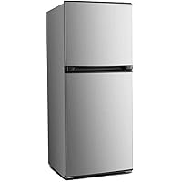 Avanti FF7B3S FF7B Apartment Size Refridgerator, Compact Fridge with Top Freezer with Temperature Control and Adjustable Shelves and Crisper Drawer, 7.0 cu.ft, Stainless Steel, 7 cu. ft