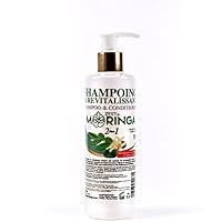 Zest of Moringa 2-in-1 Moringa Shampoo and Conditioner | Organic Shampoo Conditioner Made with Moringa Oleifera Flowers Extract Oil | Moringa Shampoo and Conditioner Organic for Healthy Hair