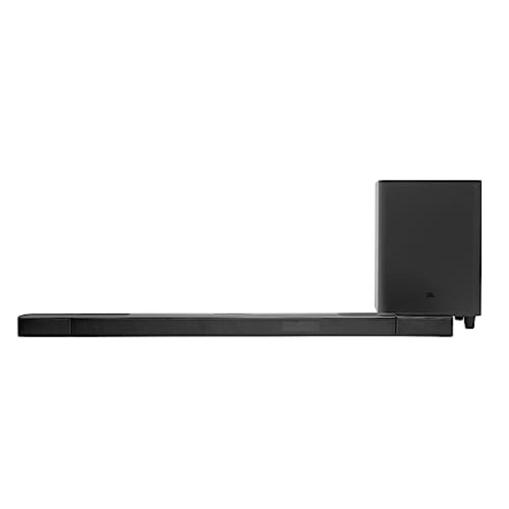 JBL Bar 9.1 - Channel Soundbar System with Surround Speakers and Dolby Atmos, Black & Charge 5 Portable Wireless Bluetooth Speaker with IP67 Waterproof and USB Charge Out - Black, Small