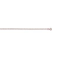 14k 20 Inch Rose Gold Carded Rope Pendant Chain With Spring Ring Clasp Necklace Jewelry Gifts for Women