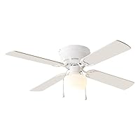 Mainstays 42″ Indoor Ceiling Fan with Light White