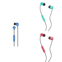 Skullcandy Jib in-Ear Earbuds with Microphone 3 Pack - Blue, Miami, Red