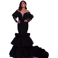 Raveena-Tandon Black Gown