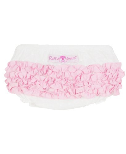 RuffleButts® Baby/Toddler Girls Ruffled Woven Bloomer