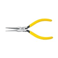 Klein Tools D301-6C Pliers, Standard Needle Nose Pliers, Spring-Loaded, 6-Inch