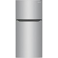 Frigidaire FFHT1835VS 30 Inch Freestanding Top Freezer Refrigerator with 18.3 cu. ft. Total Capacity, 2 Glass Shelves, 4.9 cu. ft. Freezer Capacity, Right Hinge with Reversible Doors, Crisper Drawer,