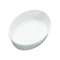 White Porcelain Oven Oval Baking Deep Gratin Dish 12 Pieces