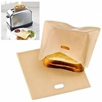 UR Bakeware Reusable Toaster Bag Sandwich Bags Non Stick Bread Bag Toast Heating Food Bags