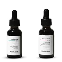 Minimalist Oil & Acne Control Skincare Serum Duo | Niacinamide 10% Face Serum + Salicylic Acid Serum Combo