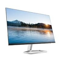 HP M27fe 27-Inch Full HD Monitor 75Hz 1080p LCD IPS 5ms VESA Mount Tilt Adjust Low Blue Light, Flicker-Free, AMD FreeSync, ENERGY STAR Certified for Desktop PC Laptop Display - Black, Silver (Renewed)