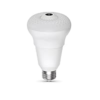 Wireless Light Bulb Camera, Smart WiFi Camera Integrated in LED Bulb 1080P with Motion Detection, Alarm and Schedules, Adjustable, E26 Base, Daylight, 40W Equiv A450/850/CAMWIFI/LED