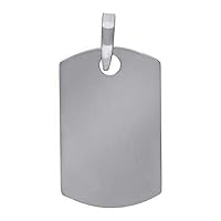 925 Sterling Silver Mens Animal Pet Dog Tag Engraveable Charm Pendant Necklace Jewelry for Men