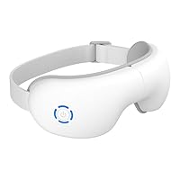 Eye Massager with Heat, Heated Eye Massager with 5 Massage Modes, Birthday Gifts for Women and Men (White)